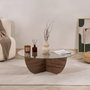 Hanah Home Liya - Venezia Walnut Mesa de Café